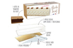 Kit moule à bûche glacée tricot Scrapcooking + support et boîte de transport