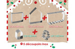Kit pâtisserie maison pain d'épice 3D Scrapcooking 5 pièces