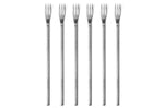 Set de 6 fourchettes à fondue au fromage Mono A acier inox