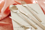 Ménagère 24 pièces Mono A couteau à lame courte - Mate