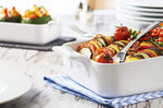Plat rectangulaire Revol Belle Cuisine 26x18,5cm en porcelaine blanche