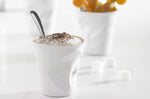 Tasse Revol Espresso Froissé 8cl en porcelaine blanche