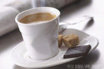 Tasse Revol Espresso Froissé 8cl en porcelaine blanche