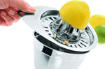 Presse-citron manuel Rösle en acier inoxydable avec réservoir