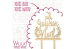 Cake topper Joyeux Noël Scrapcooking en bois