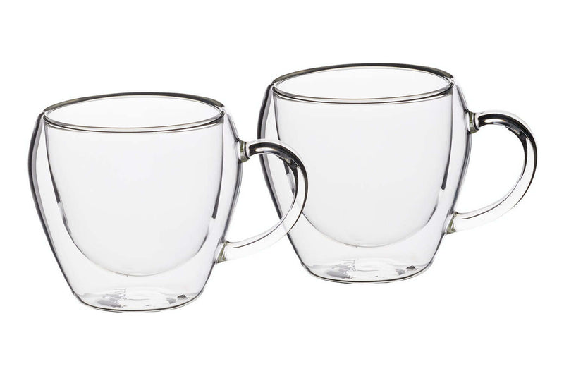 Set de 2 tasses à thé en verre à double paroi Le'Xpress 250ml