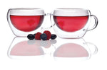 Set de 2 tasses à thé en verre à double paroi Le'Xpress 250ml
