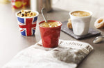 Tasse Revol Espresso Froissé 8cl en porcelaine piment