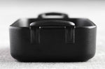 Plat rectangulaire Revol Belle Cuisine 26x18,5cm en porcelaine noire effet fonte