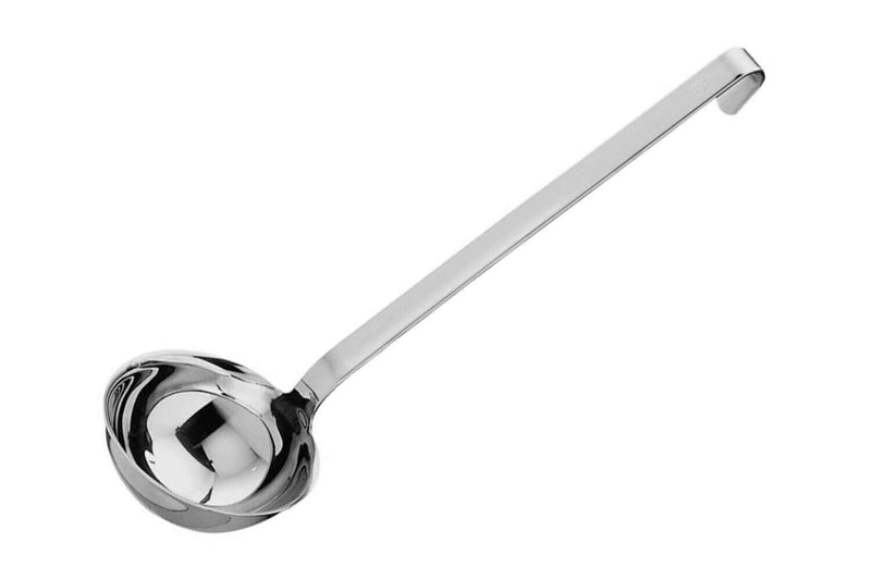 Louche Rösle 12cl en acier inoxydable avec crochet - Diamètre 8cm