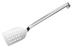 Pelle à crêpes perforée Rösle en acier inoxydable avec crochet 33,5cm