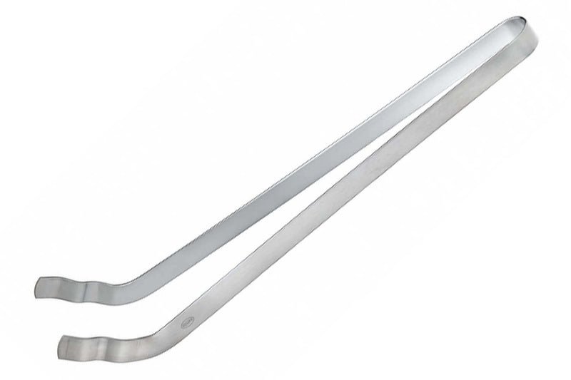 Pince à grillades coudée Rösle en acier inoxydable 35,5cm