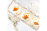 Plat à gâteau rectangle bord dentelle Scrapcooking en bois 36x13cm