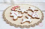 Plat à gâteau rond bord dentelle Scrapcooking en bois 29cm