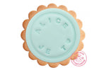 Tampon messages biscuit Scrapcooking personnalisable