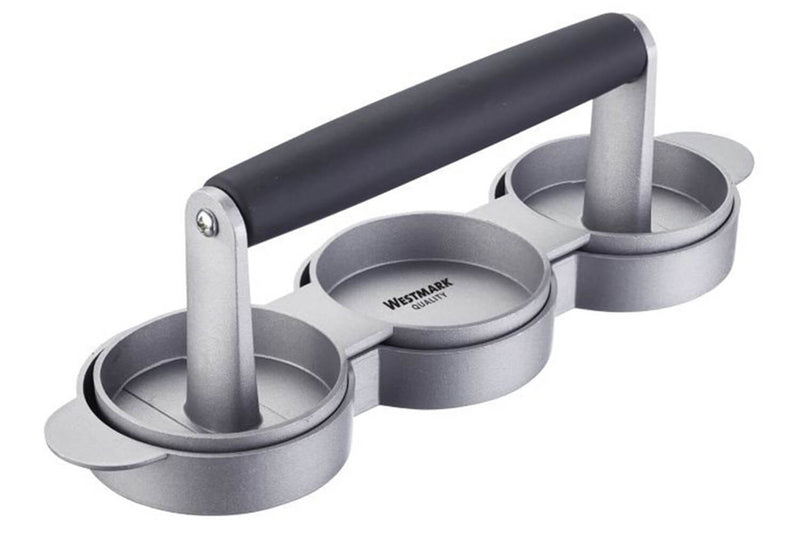 Mini-presse à hamburger Westmark Trio en aluminium