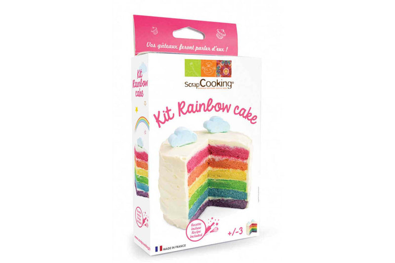 Kit gâteau arc-en-ciel Scrapcooking