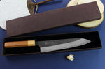 Couteau de chef japonais artisanal Yoshimi Kato AS Brut 21cm