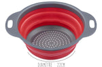 Passoire pliable Westmark ø22cm rouge et grise