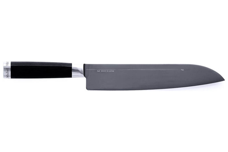 Couteau à viande Kai Michel Bras n°5 22,5cm acier inox SG2 + fourreau en bois