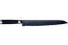 Couteau à pain Kai Michel Bras n°9 28,5cm acier inox SG2 + fourreau en bois