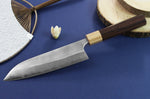 Couteau santoku japonais artisanal Yoshimi Kato AS Nashiji 17cm