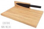 Planche à découper artisanale en bois de chêne Clap Design multifonction 37x24x2cm