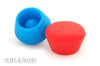 2 bouchons à champagne Pulltex en silicone coloré