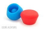 2 bouchons à champagne Pulltex en silicone coloré