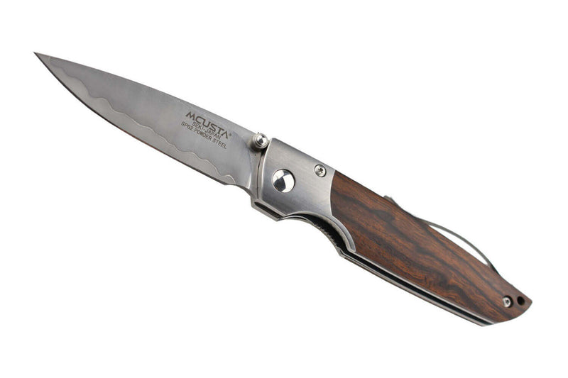 Couteau pliant MCUSTA Teana MC-143G manche bois de fer 10cm
