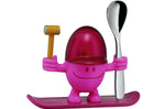 Coquetier enfant WMF McEgg rose avec cuillère