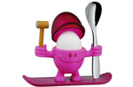 Coquetier enfant WMF McEgg rose avec cuillère