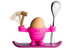 Coquetier enfant WMF McEgg rose avec cuillère