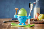 Coquetier enfant WMF McEgg bleu avec cuillère