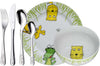 Coffret repas enfant WMF Safari 6 pièces acier inox 18/10 et porcelaine