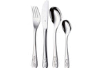 Coffret repas enfant WMF Safari 6 pièces acier inox 18/10 et porcelaine