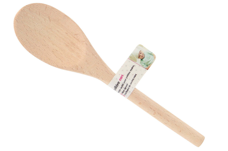 Cuillère en bois de hêtre pour enfant - 16cm