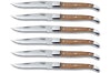 Coffret bois 6 couteaux à steak Comas Alps acier inox 13/0