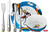 Coffret repas enfants WMF Licorne acier inox 18/10 et porcelaine