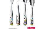 Coffret repas enfants WMF Licorne acier inox 18/10 et porcelaine