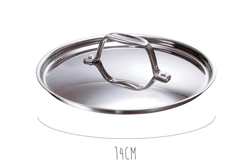 Couvercle Beka Chef en inox - 14cm
