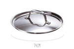 Couvercle Beka Chef en inox - 14cm