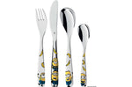Coffret repas enfants WMF Les Minions acier inox 18/10 et porcelaine