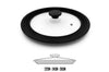 Couvercle universel Beka en verre avec bord silicone - 22-26cm