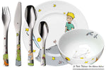 Coffret repas enfant WMF Le Petit Prince acier inox 18/10 et porcelaine