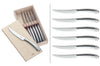 Coffret 6 couteaux à steak monobloc WMF Geschenkide acier inox 18/10 lame dentée