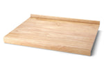 Planche à découper Continenta avec rebord et rigole en bois d'hévéa 62x46,5x4,5cm