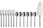 Service à gâteau WMF Nuova 13 pièces en acier inox 18/10 Cromargan