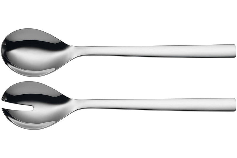 Set de 2 couverts à salade WMF Nuova 30cm en acier inox 18/10 Cromargan