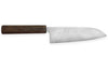 Couteau santoku japonais artisanal Wusaki Unagi AUS10 damas 16,5cm manche chêne
